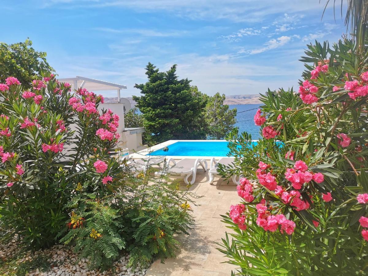 Beachfront Apartments Anita With Pool Karlobag Bagian luar foto